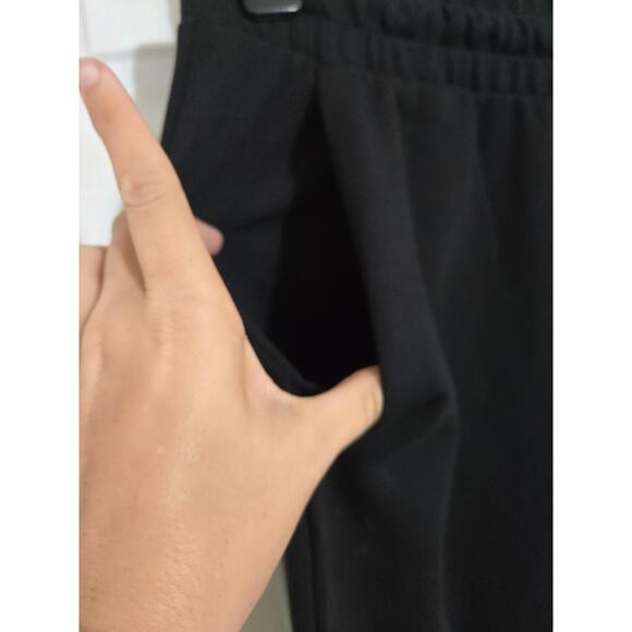 Time and tru large women's black cropped sweatpants new with tags - Picture 4 of 11